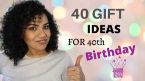 Birthday Gift Ideas, Personalized gift ideas, 40 gift ideas for 40th birthday