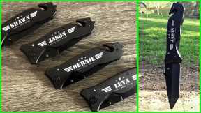 Custom Personalized Knife Gift Laser Engrave Cool Gifts for Men
