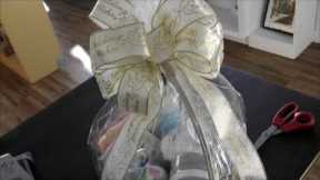How to make bows for gift baskets