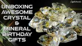 💎 Unboxing Awesome Crystal & Mineral Birthday Gifts | Gorgeous Specimens 💎