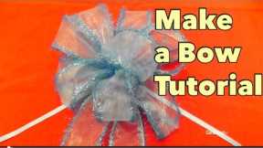 DIY Make a Bow Tutorial - Giftbasketappeal