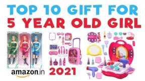 Top 10 Best Gifts for 5 year old Girls in India || Birthday Gifts & Toys for 5 Year Old Girl