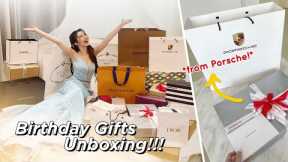 Opening my Birthday Gifts (Thank you Porsche!!! I love it!!!)