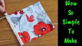 I Make This From 2 Small Pieces Of Fabric/ Easy Holidays Gift Idea / How To Use Small Fabric Scraps