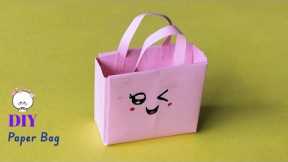 DIY How to make a Paper Bag | Origami bag | Paper Crafts | School Hacks | #art | #shorts | #paperbag