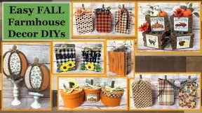 🎃🍁6 EASY BUDGET FALL DECOR DIYS | DOLLAR TREE DIY | Fall Craft Show Ideas | Pumpkin Fall Decor