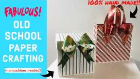 MAKE THE ABSOLUTE PRETTIEST GIFT BOX & GIFT BAG ON YOUTUBE!! Great Way to Show Off Those Paper Bows!