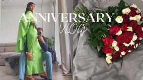 ANNIVERSARY VLOG| HE CRIED? | SURPRISES| EMOTIONAL | GIFTS + MORE | Asadaay