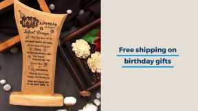 Birthday gifts ideas personalized for husband & wife