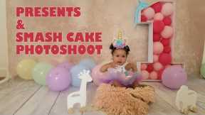 Birthday Gifts & Smash Cake Photoshoot | VLOG