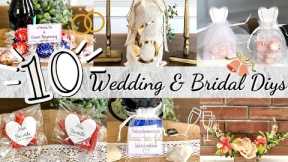 10 Dollar Tree Wedding Favor Ideas l Easy Bridal Shower Favors l Beautiful & Affordable Wedding DIYS