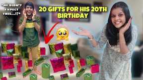 20 Gifts for his 20th Birthday!! *Mystery Treasure Hunt Gift Challenge*🎁 | Jenni's Hacks