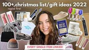 100+ RAPID FIRE Christmas List/Gift Ideas! best gifts of 2022... things on no one else's lists!