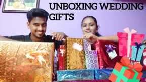Unboxing Our Wedding Gifts | Prathiba Senthil