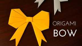 DIY Paper Bow for New Year Gift Box | How to fold a Paper Bow | Paper Bow Making | Holiday Craft