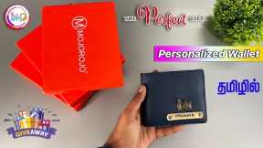 Mojorojo Personalized Wallet Review 😍😍😍 (Best Gift) + Giveaway in Tamil @TechApps Tamil