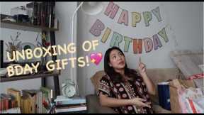 Unboxing of Gifts! My 27th Bday ♥