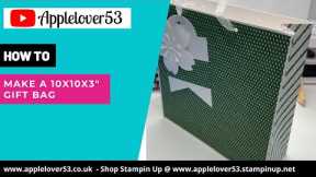 How to make a 10 x 10 x 3 Gift Bag