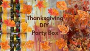 Customised Treat Boxes for Thanksgiving Party: DIY Gifts