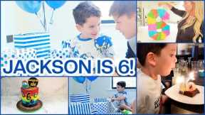 JACKSON'S 6TH BIRTHDAY! 🥳 PARTY PREP, CLEANING, CAKE, PRESENTS + HOUSE UPDATE