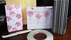 Tutorial - No Cut And No Measure Easy To Make Paper Gift Bag - Never Buy Another Gift Bag!