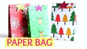 DIY Crafts: Paper GIFT BAG (Easy) for Christmas | The Easy Crafts