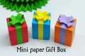 DIY MINI PAPER GIFT BOX / Paper Craft 