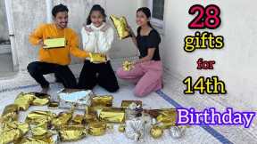 28 gifts for 14th birthday | khushboo’s Birthday Gifts | aman dancer real