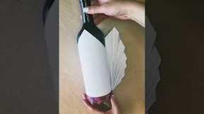 Bottle Wrapping Ideas | How to gift wrap a Wine/champagne bottle