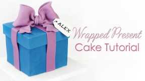 Present Gift Box Cake Decorating Tutorial
