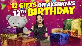 🎁12 Surprise birthday Gift🥳| Unboxing🤩| Akshaya 🥰| kannan♥️bhagavathy