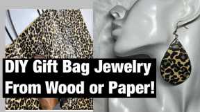How to use Gift Bags to make jewelry #glowgorge #paperjewelry #giftbagjewelry
