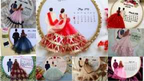 Handmade gift idea/wedding theme hoop//Bride & Groom Design / Embroidery Hoop Art