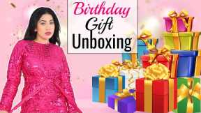 Opening all of my Birthday Gifts 🎁 Mini Birthday Vlog | Anishka Khantwaal |