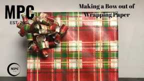 How to Make a Bow out of Wrapping Paper