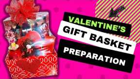 Let’s make gift baskets to sell for Valentine’s Day!!!  #giftbaskets #valentinesdaygift