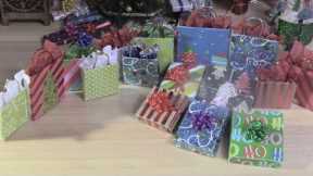 Dollhouse Tutorial -How to Make Miniature Gift Bags and Gift Boxes from Dollar Tree Gift Tags