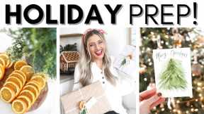 COZY CHRISTMAS PREP || LAST MINUTE GIFT DIY || PRESENT WRAPPING IDEAS || FAVORITE HOLIDAY TREAT