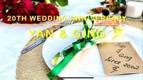 Wedding Anniversary Ideas - DIY our 20th Anniversary