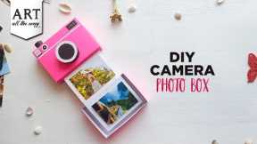 DIY Camera Photo Box | Gift Ideas | Photo Organizer | Paper Craft | Memory Box | Pull Out Photo Box