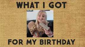 What I Got For My Birthday    #birthdayvlog #birthdaygift #presents #gifts #spoiltrotten