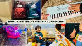 Rumi k  birthday  gifts ki unboxing ki |Birthday’s gift unboxing |mommystudio #dailyvlog #new