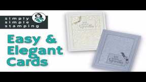 🔴 How To Make Easy And Elegant Handmade Sympathy Cards Quickly