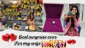 Best Ever Birthday surprise For My wife ❤️ | 30 Gifts On Her 30 Birthday #trending #viral #birthday