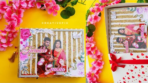 Bride to be scrapbook for Best friend  | Handmade Wedding Gifts by Creativepiu