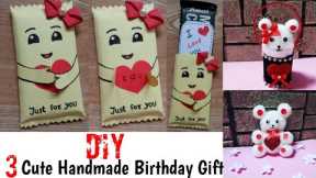 3 Cute Handmade Birthday Gifts🥰/ DIY Birthday Gift 🎁 For Best Friend/ Make Birthday Gift Very Easy😍