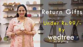 Return Gift Series - Part 1 | Return gifts under Rs. 99/-