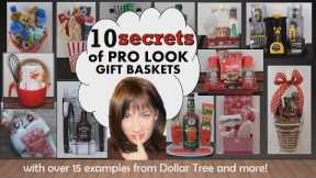 10 Pro Secrets for creating Gorgeous High End Look Gift Baskets everyone loves – Dollar Tree & more!