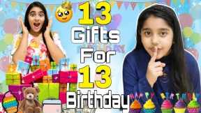 13 Gifts for her 13th Birthday || *Treasure Hunt Gift Unboxing Challenge*🎁