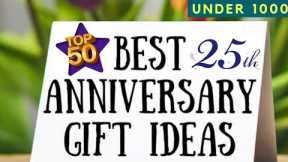 50 Awesome 25th Anniversary Gift Ideas Under Rs.1000 | 25th Anniversary Gift Ideas | Silver Jubilee